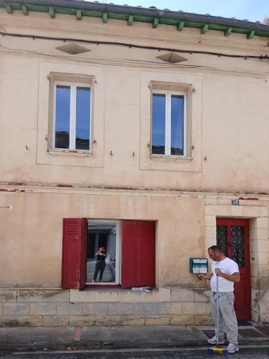 Rénovation façade (avant) Rénovation façade (avant)